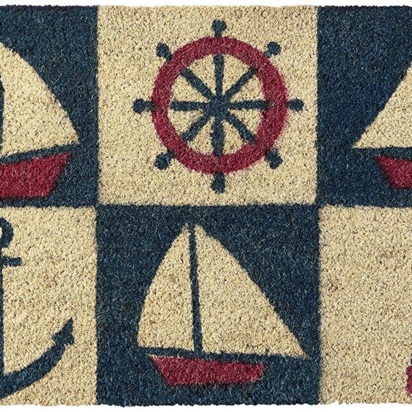 Nautical Design Rubber Backed