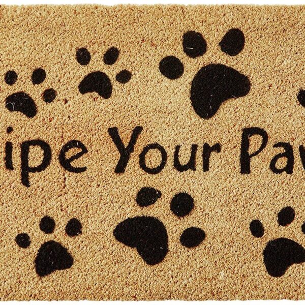 Coco Doormat, Rubber Backed, 18 by 30 by 0.5-Inch
