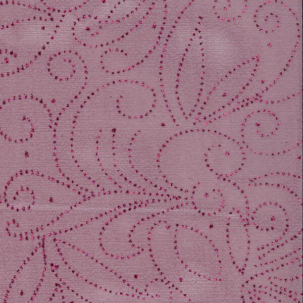 Casa Collection Glitter Organza Scroll