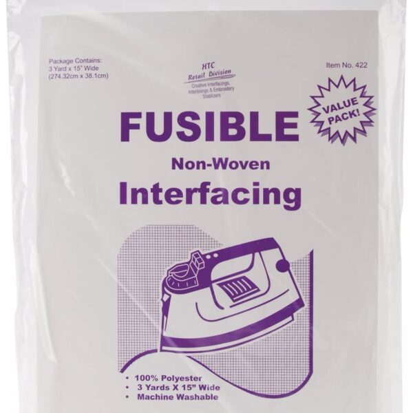 HTC 422 Fusible Non-Woven Interfacing, 15-Inch by 3-Yard