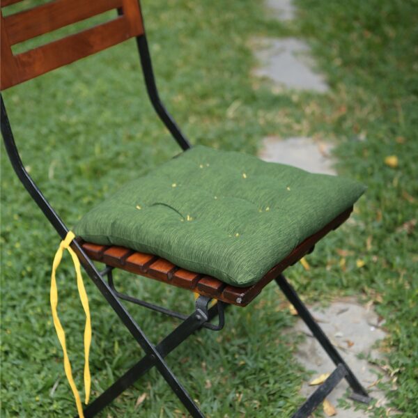 Cotton Chairpad Cactus Green